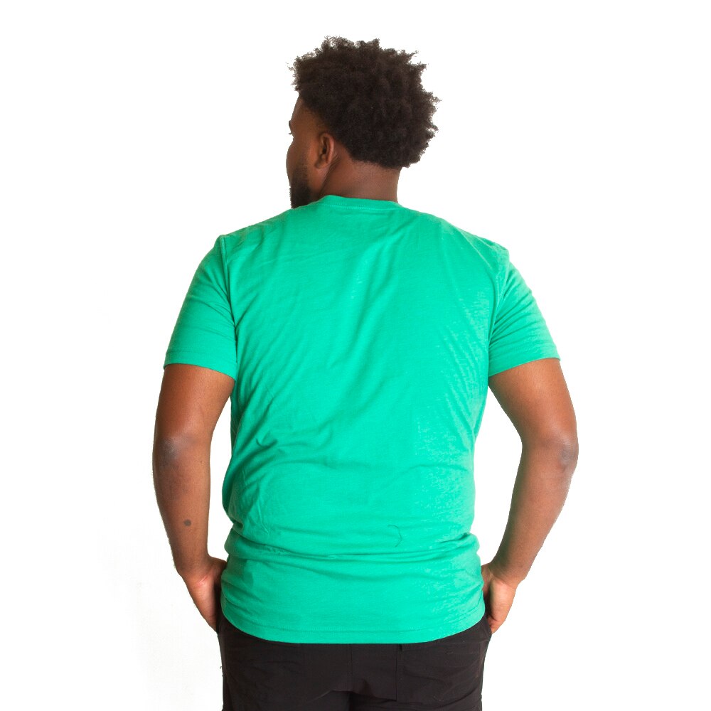 Fighting Duck, Green, Crew Neck, Cotton Blend, Men, Unisex, Football, Homefield Vintage, Fighting Duck, Duck Running with Football, T-Shirt, 751000